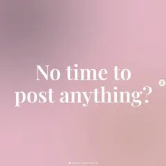 Pain point Instagram post created with Maxolot: white serif type on a pink gradient