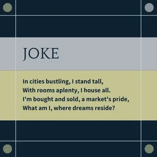 Instagram post generator example: engagement riddle post (“In cities bustling, I stand tall...”) made with Maxolot's AI Instagram post maker