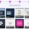 Maxolot design theme screen used to produce branded post visuals