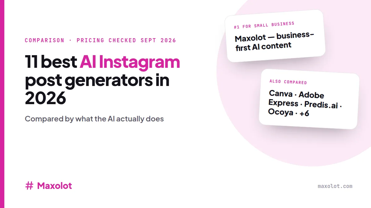 11 Best AI Instagram Post Generators in 2026, Compared