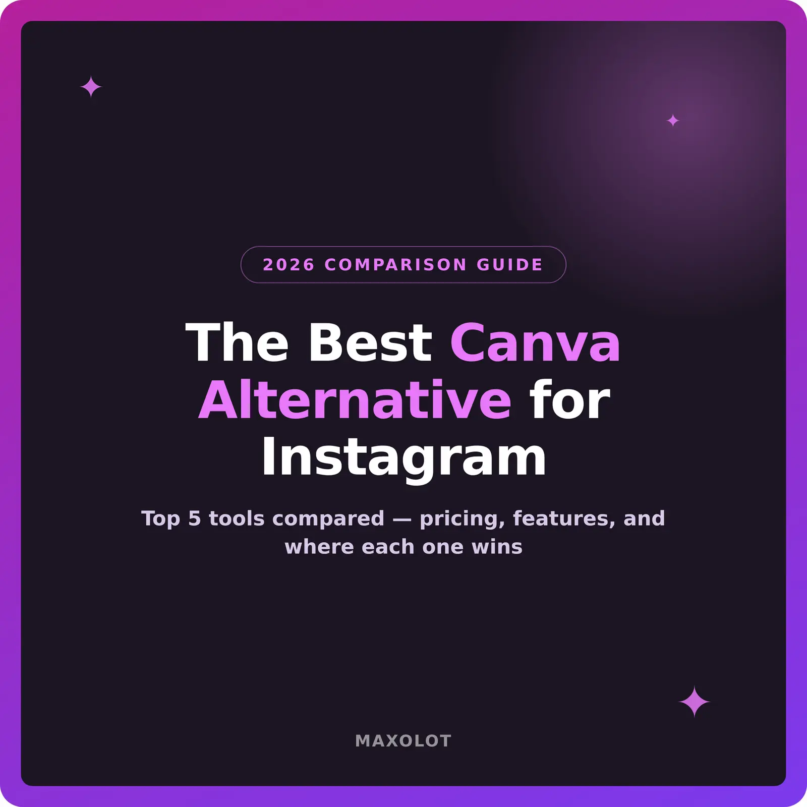 Canva Alternative: The Top 5 Instagram Content Tools Compared