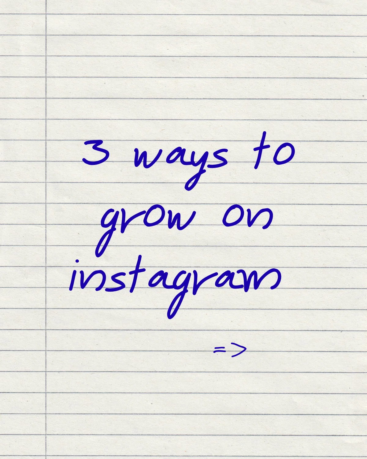 Maxolot-generated Instagram post — Carousel handwritten ways