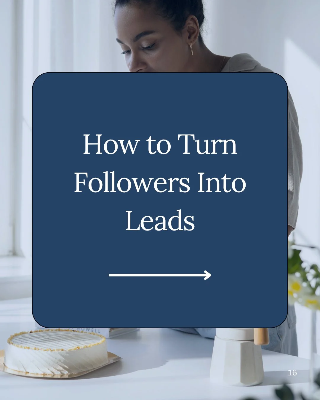 Maxolot-generated Instagram post — Carousel — how to turn followers into leads