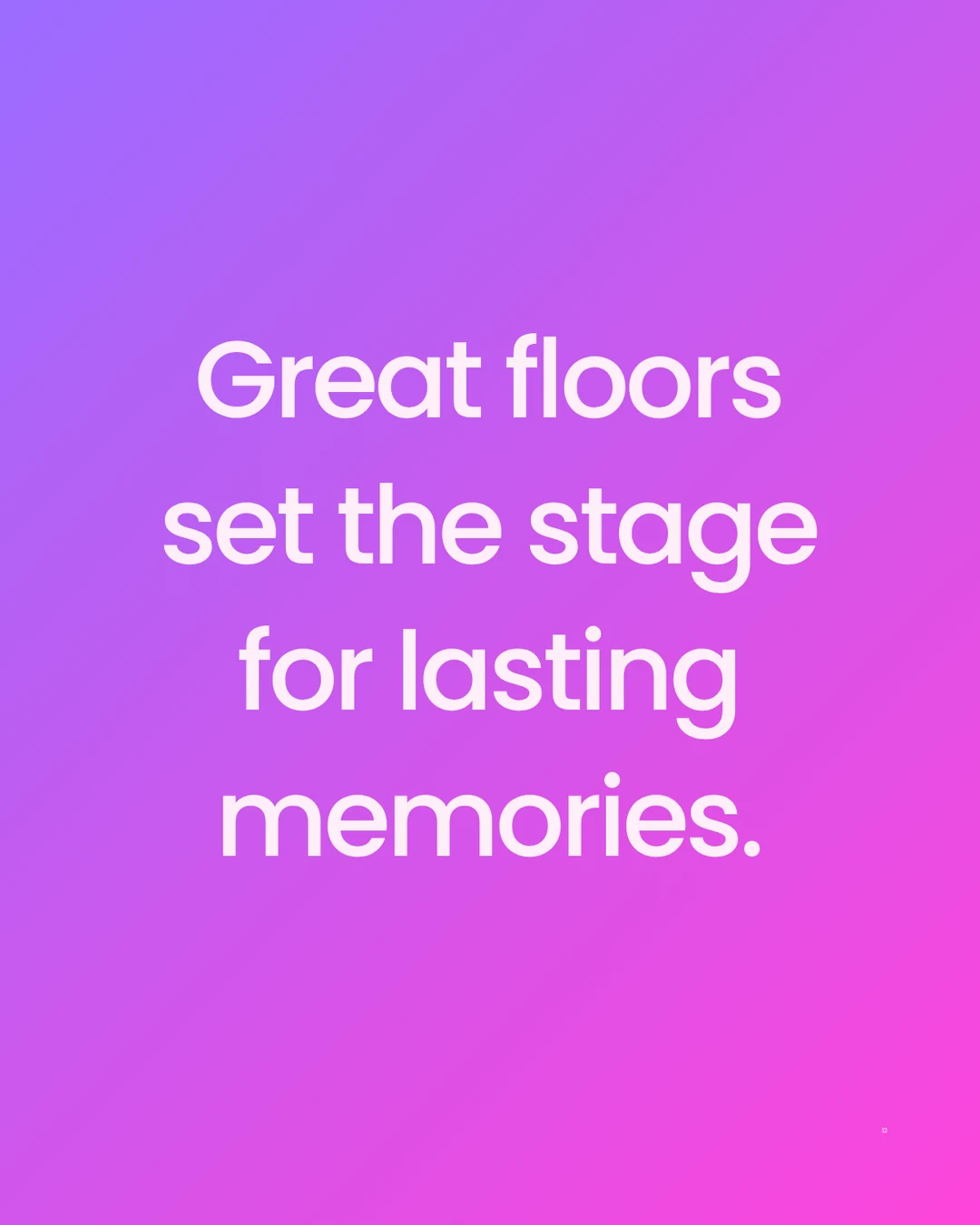 Gradient Instagram post template with white text on a violet to magenta background