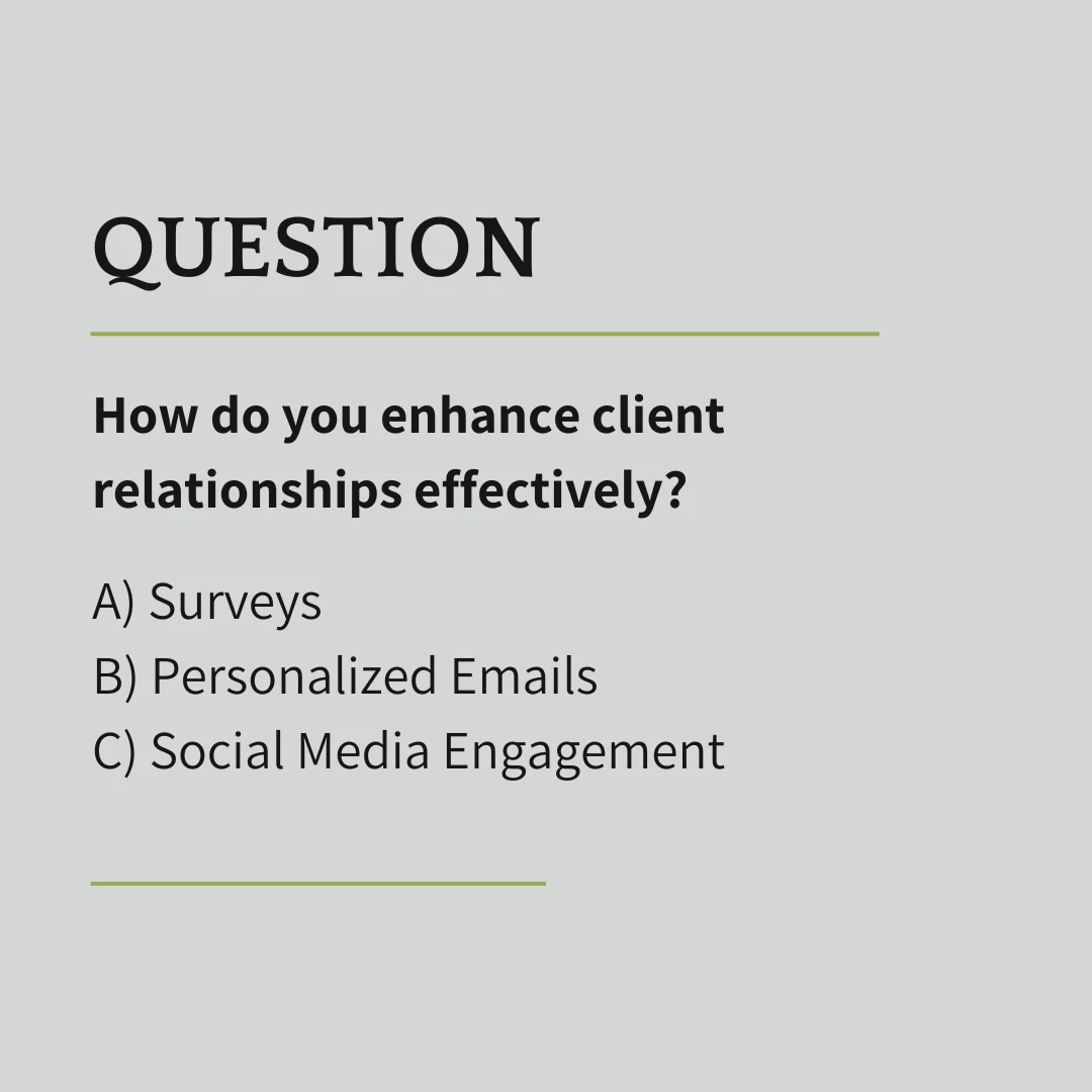 Instagram quiz post template with a multiple-choice question
