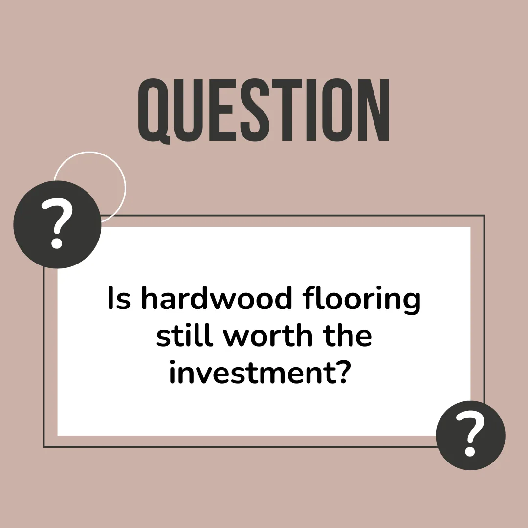 Interactive question post in the Bubbles design collection